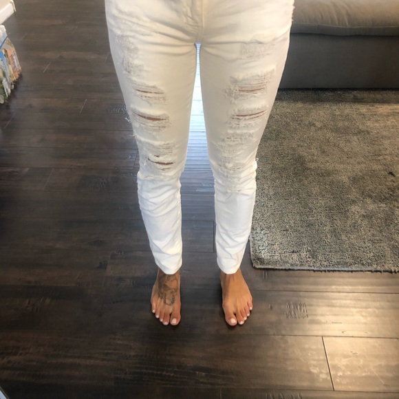 Current Elliot white Stiletto jeans size 24 - Picture 9 of 9